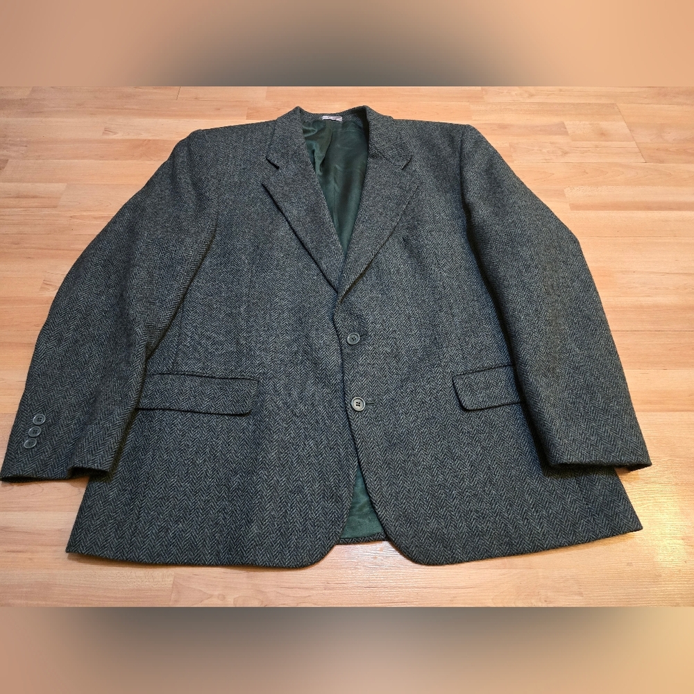 Wm. H. Leishman Rare Vtg Pure Wool Tweed Blazer
